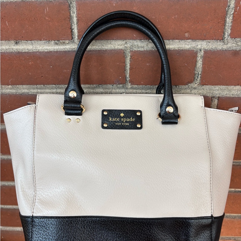 Kate Spade Black and Cream Tote